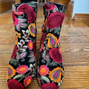 Mia Brand embroidered boots